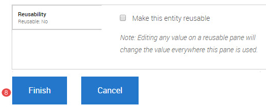 Click finish
