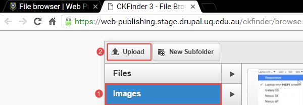 Upload file