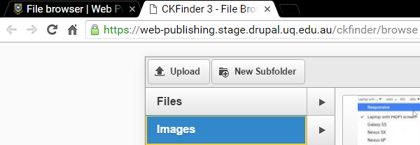 file browser